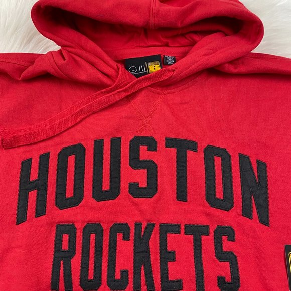 NBA Houston Rockets Embroidered Pullover Hoodie Red G-III Big Man Size 5XL - Picture 3 of 9